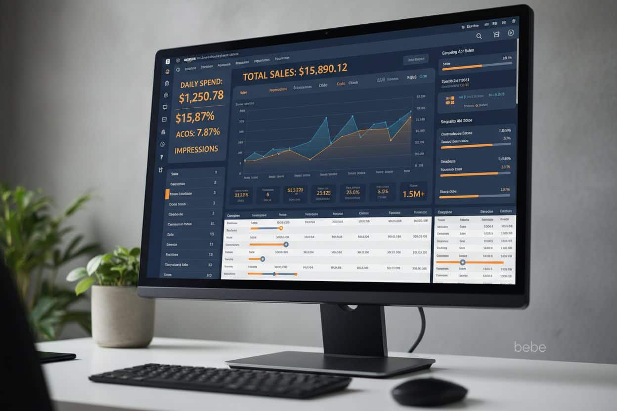 Consulenza Amazon Advertising: guida per imprenditori per scegliere, controllare e ottenere risultati: cruscotto con metriche