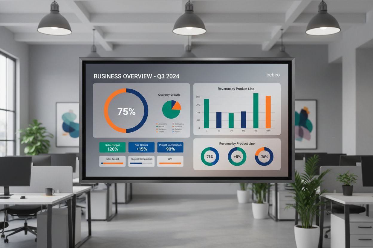 Servizi Business Intelligence per aziende: dashboard aziendale con grafici e kpi