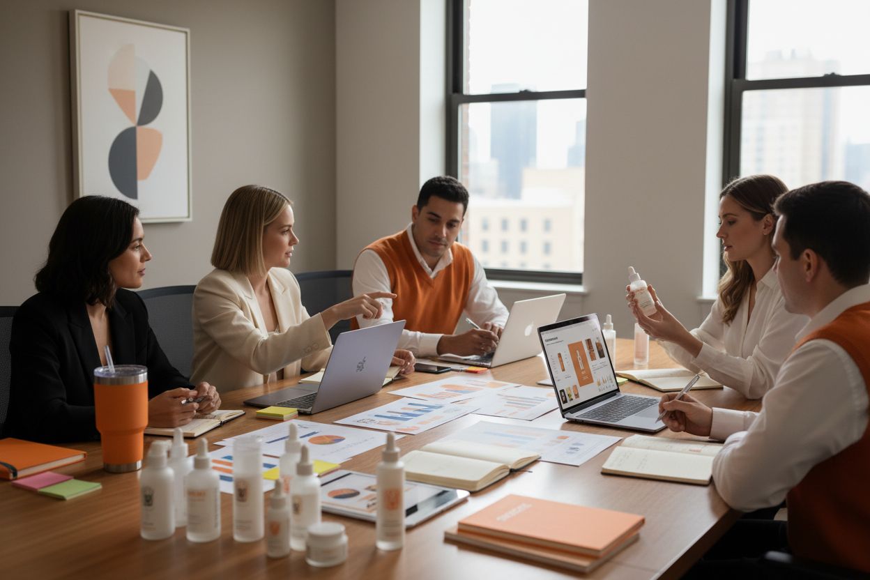 Marketing per industria cosmetica e beauty brand: strategie 2026 che fanno crescere margini e vendite: un team di marketing b