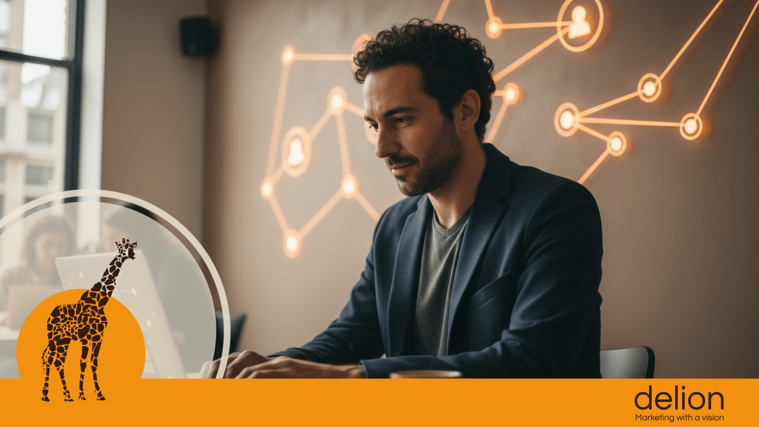 Professionista che gestisce campagne outbound LinkedIn con cold connect e InMail personalizzate per generare contatti B2B qualificati