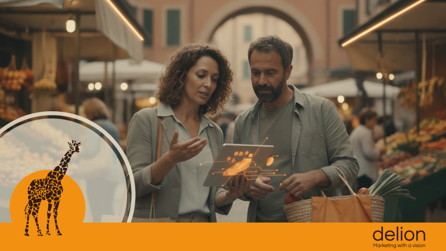 Imprenditore ecommerce che valuta campagne AI Max for Shopping su Google Ads con dashboard di dati prodotto