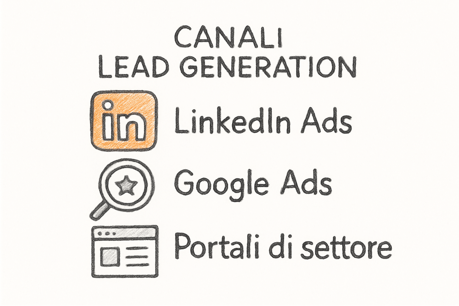 Canali di lead generation franchising B2B: LinkedIn Ads, fiere di settore, portali franchising e referral da affiliati esistenti.